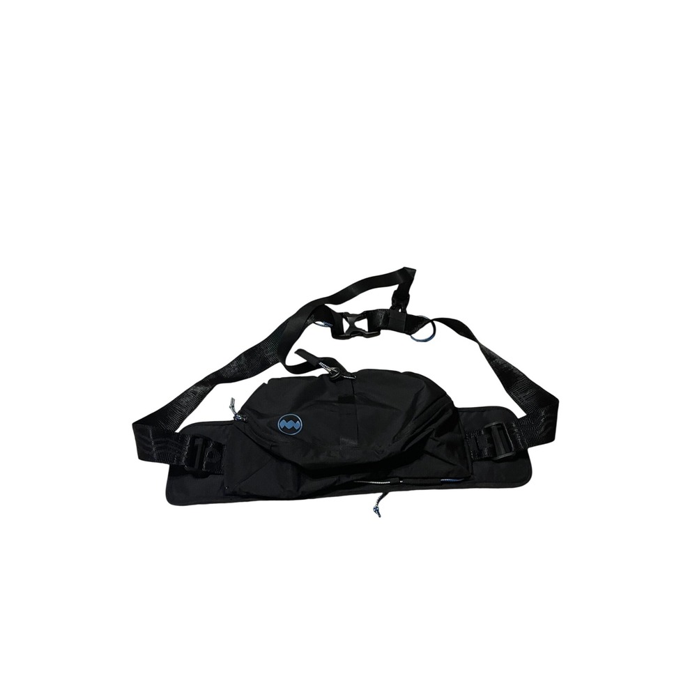 Janji Multipass Sling Bag Black Ripstop Running Fanny Pack Waist Hip Belt Travel